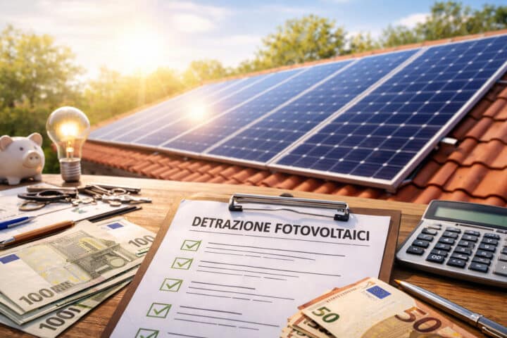 detrazione impianti fotovoltaici