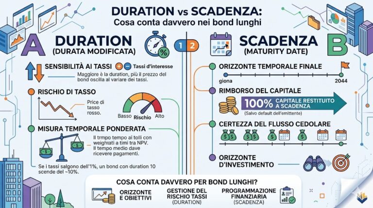 Duration vs scadenza per bond lunghi