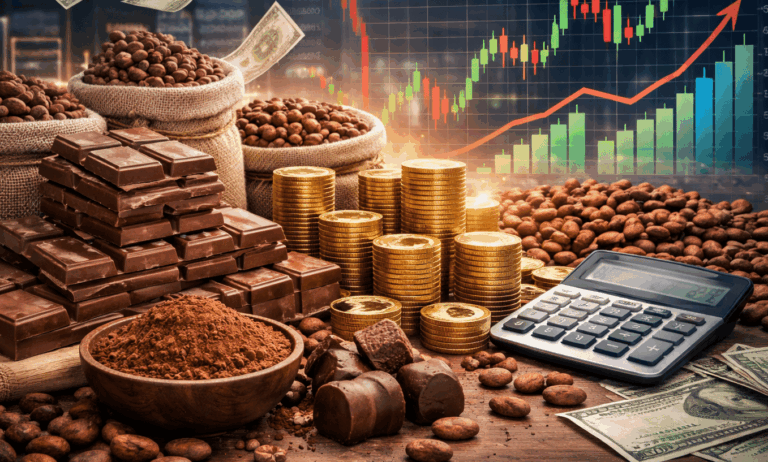 Prezzo del cacao crollato e cioccolato sempre caro