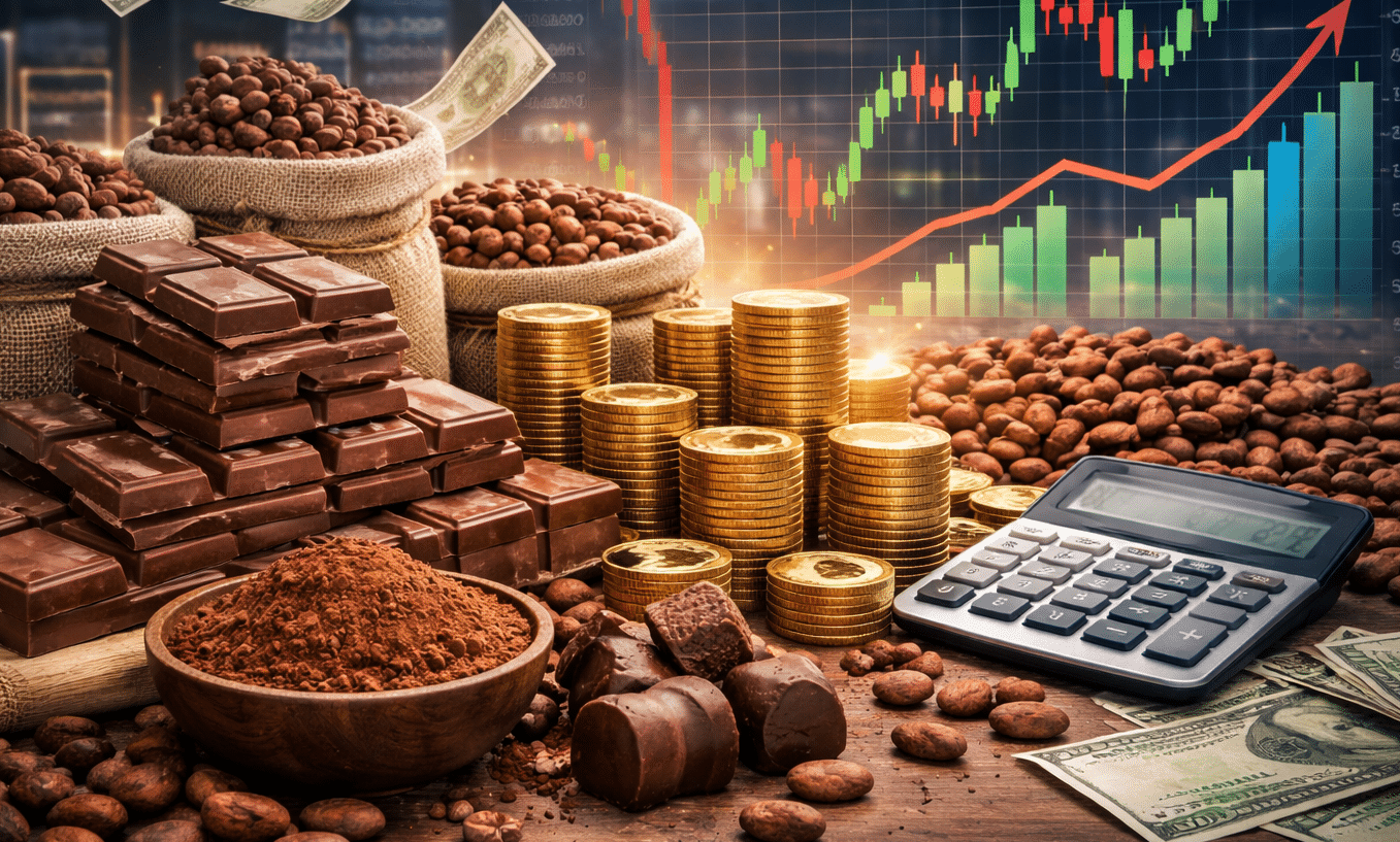 Prezzo del cacao crollato e cioccolato sempre caro