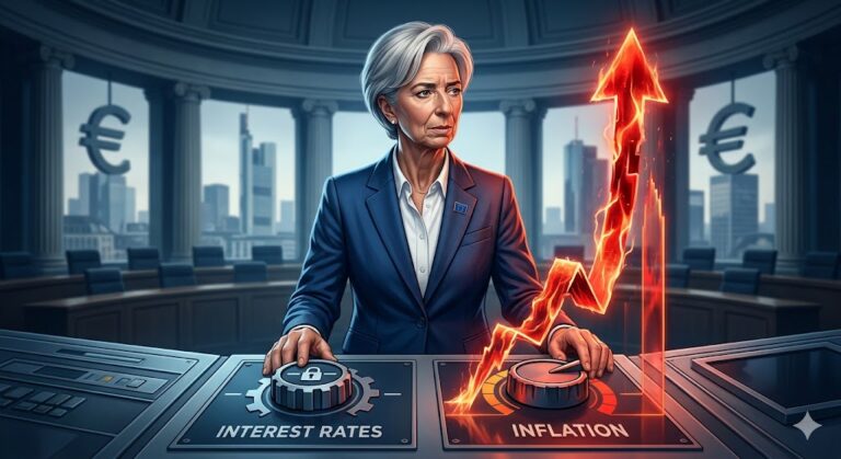 BCE in trappola tra inflazione e crescita