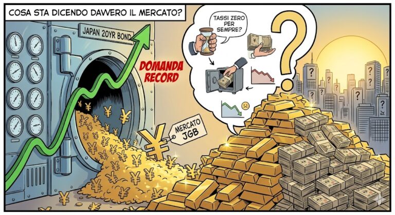 Asta bond del Giappone a 20 anni