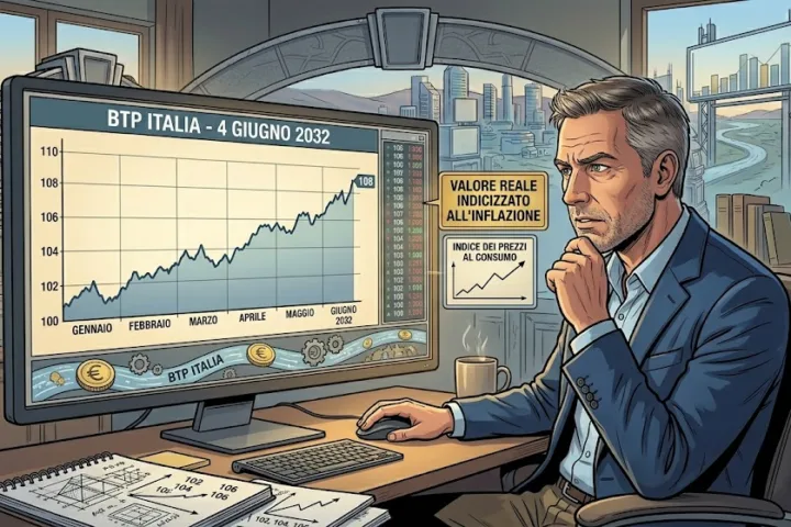 BTp Italia 2032, cedola ancora ignota per giugno