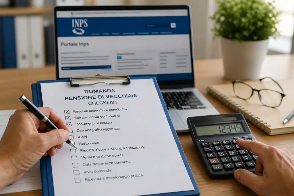 domanda pensione con meno di 20 anni di contributi.