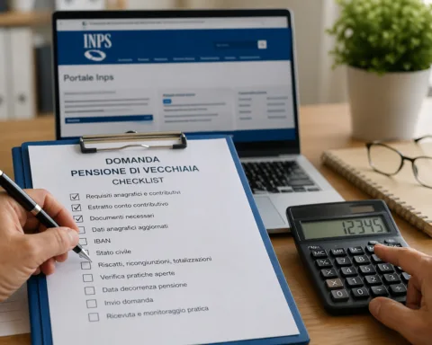 domanda pensione con meno di 20 anni di contributi.
