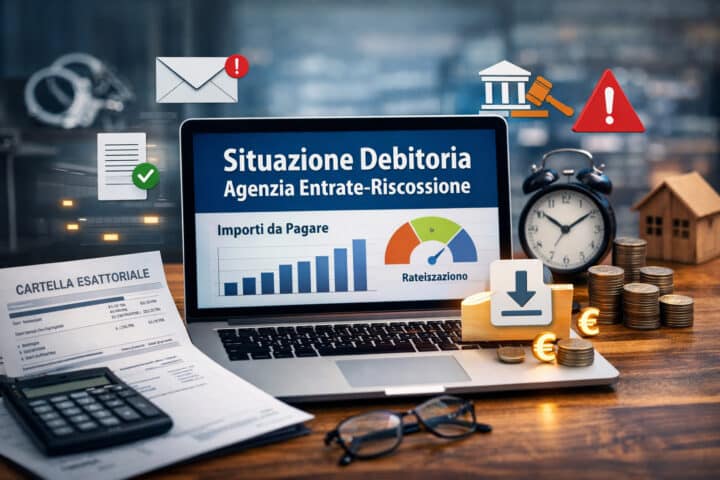 situazione debitoria agenzia entrate riscossione