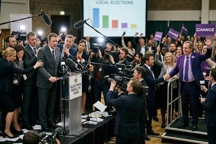 Trionfo di Farage alle elezioni UK