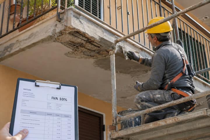 iva lavori su balcone