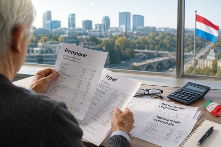pensionato residente in Lussemburgo