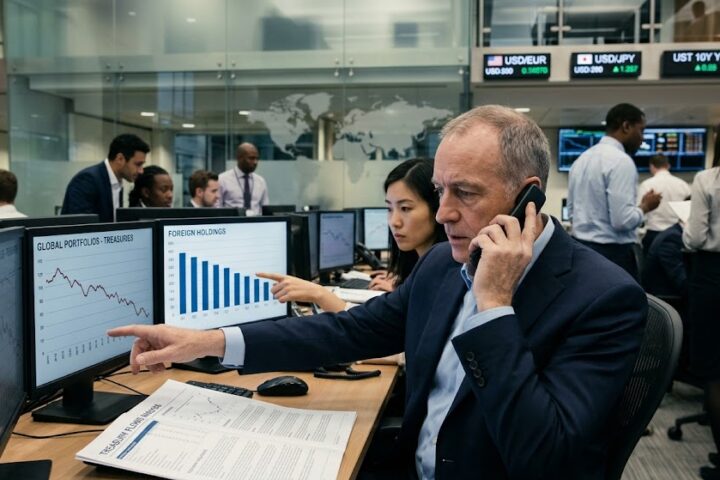 Treasury, calo percentuale tra investitori stranieri