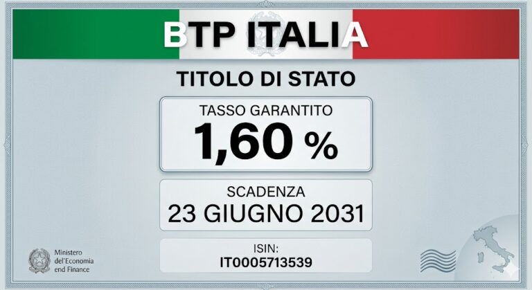 Collocamento BTp Italia Sì