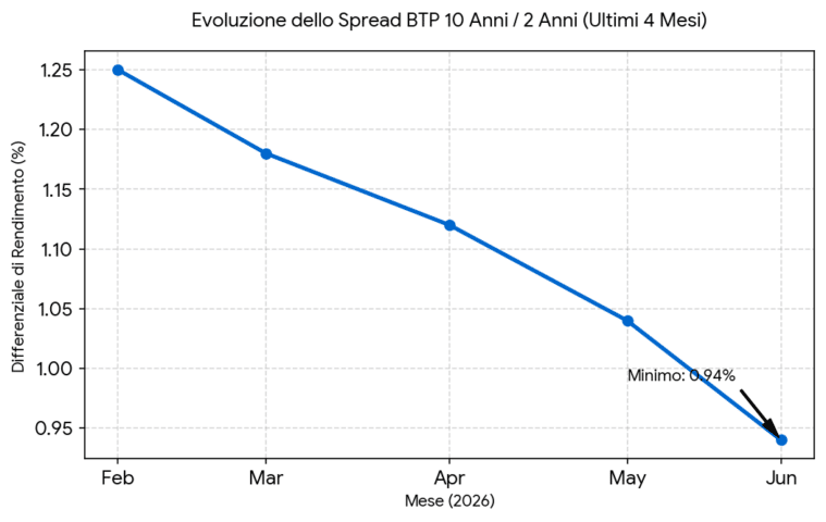 Curva dei rendimenti BTp