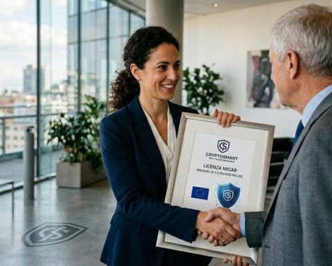 Cryptosmart ottiene licenza MiCAR
