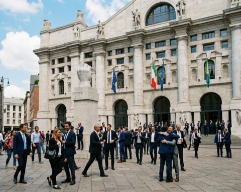 Piazza Affari da record