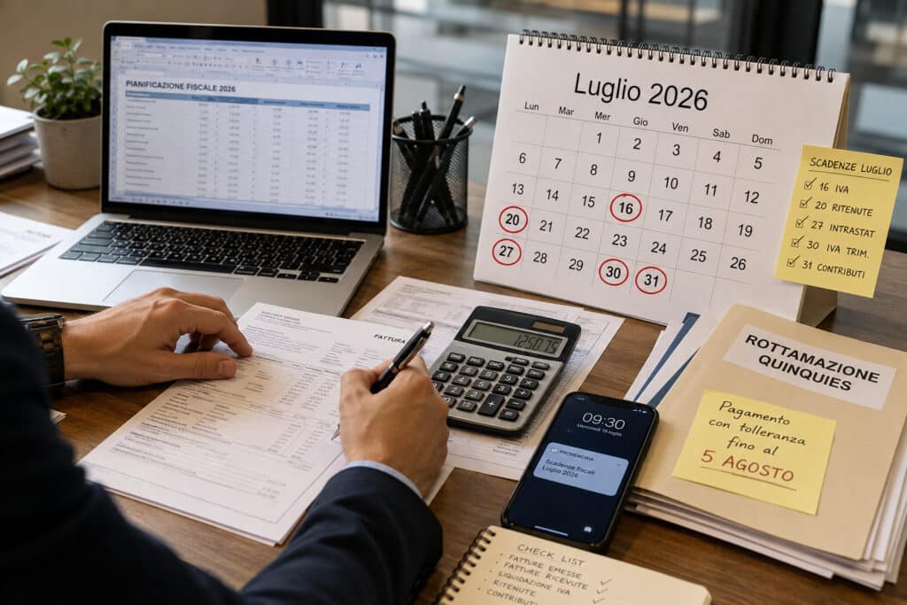 scadenze fiscali luglio 2026