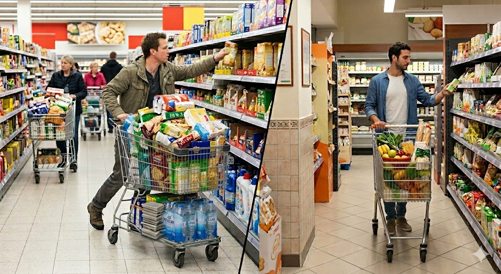 Boom della spesa primaria in Germania rispetto all'Italia