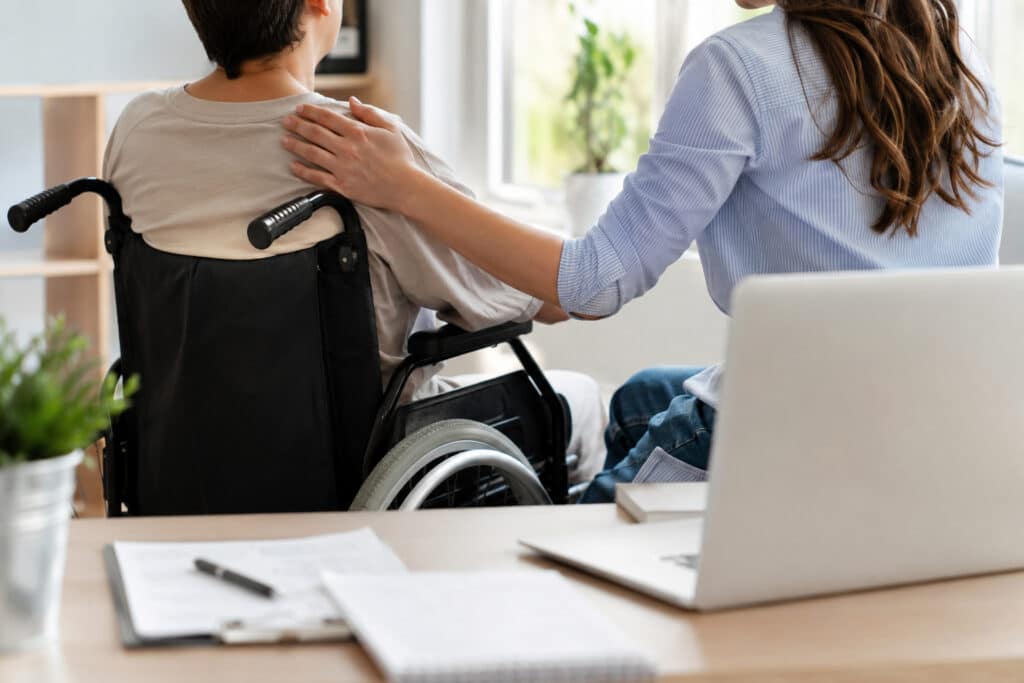 assistere persona disabile