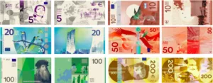 Nuove banconote da 5 a 200 euro