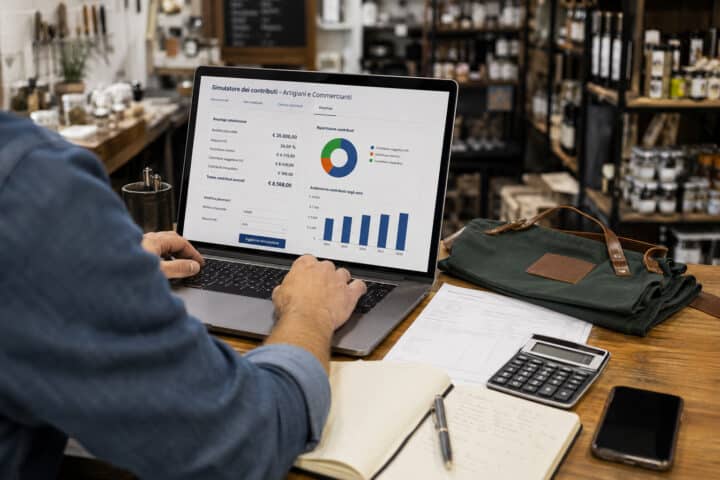 calcolo contributi artigiani e commercianti