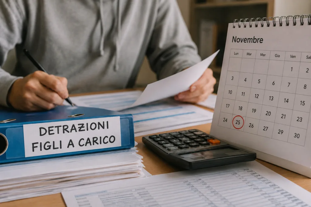 detrazione figli a carico