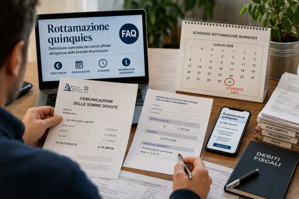 faq rottamazione quinquies