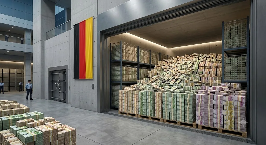 Credito della Germania con la BCE