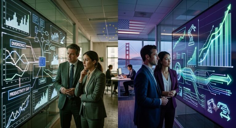 Divorzio USA-Europa su produttività del lavoro
