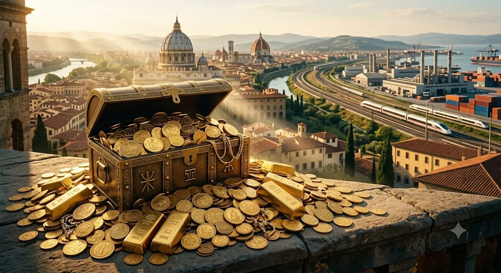 Ricchezza delle famiglie e Pil