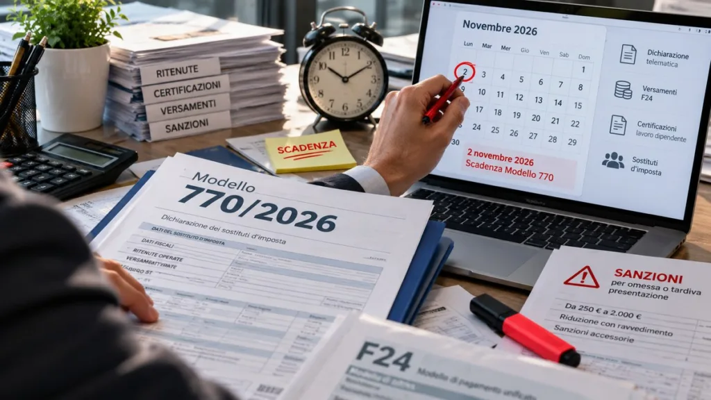 Modello 770/2026 in scadenza, quanto costa dimenticarsene - Investireoggi